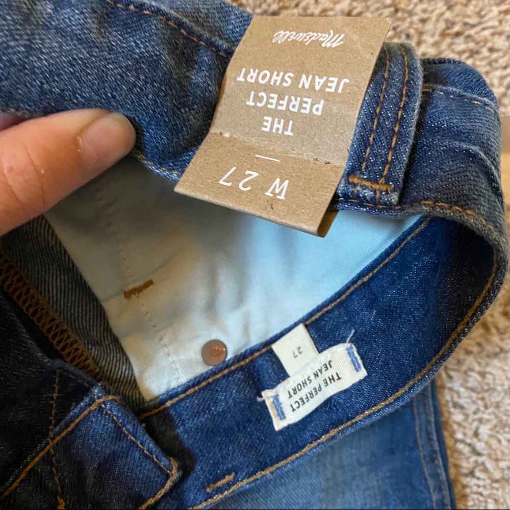 NWT Madewell the Perfect Jean Short - Picture 3 of 4